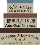 093 * Friendship Shaker Box Stencil Set