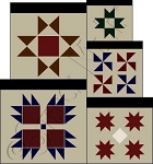 108 * Quilted Squares Shaker Box Set