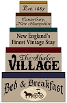1285* Shaker Village Bed & Breakfast Shaker Set