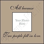 1292 * All Because Frame Stencil