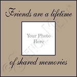 1294 * Friends Are Frame Stencil
