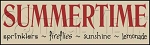 1537 * Summertime Stencil 7.25x24