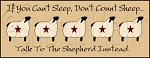 1823 * Talk To The Shepherd Stencil 9.25x24