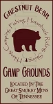 193 * Chestnut Bear Camp Grounds Stencil 9.25x18