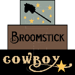 1947 * Broomstick Cowboy Block Stencil Set