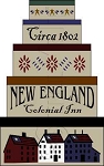 204 * New England Inn Shaker Box Stencil Set