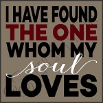 3151 * I Have Found The One Stencil 11.25x11.25