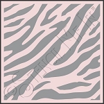 3165 * Zebra Print Background Stencil