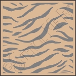 3167 * Tiger Print Background Stencil