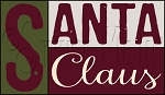 3274 * Santa Claus Block Stencil Set