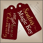 3382 * Santa's Magic Key Hang Tag Stencil Set