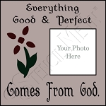 831 * Everything Good & Perfect Frame Stencil