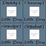 848 * Our Little Boy Frame Stencil Set