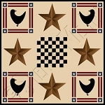 976 * Americana Crow 24x24