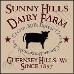 196 * Sunny Hills Dairy Farm 11.25x11.25