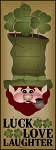 3853 * Luck Love Laughter Leprechaun Stencil