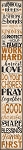 4122 * Tall Farmhouse Rules Typography Porch Stencil